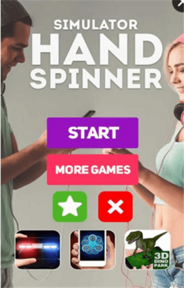 Hand spinner simulator